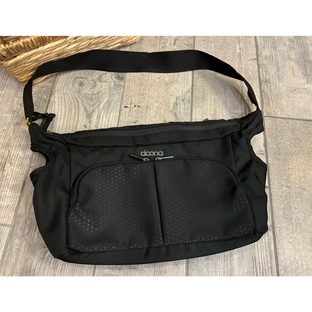 Doona Black Baby Bag - Stylish Crossbody Diaper Bag